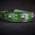 The "Eros" collar 2.5 inch wide Green-0