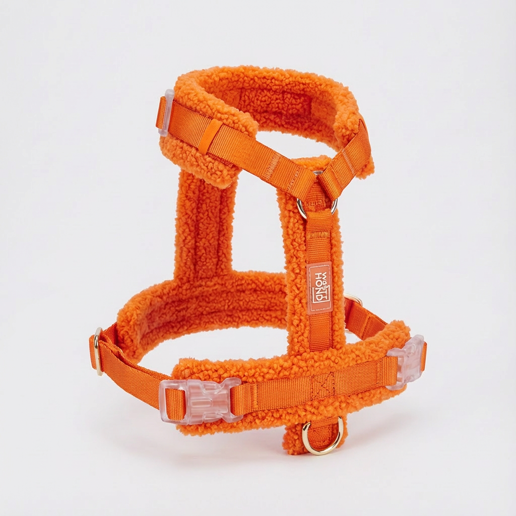 Hundegeschirr-Set Teddy Orange-0