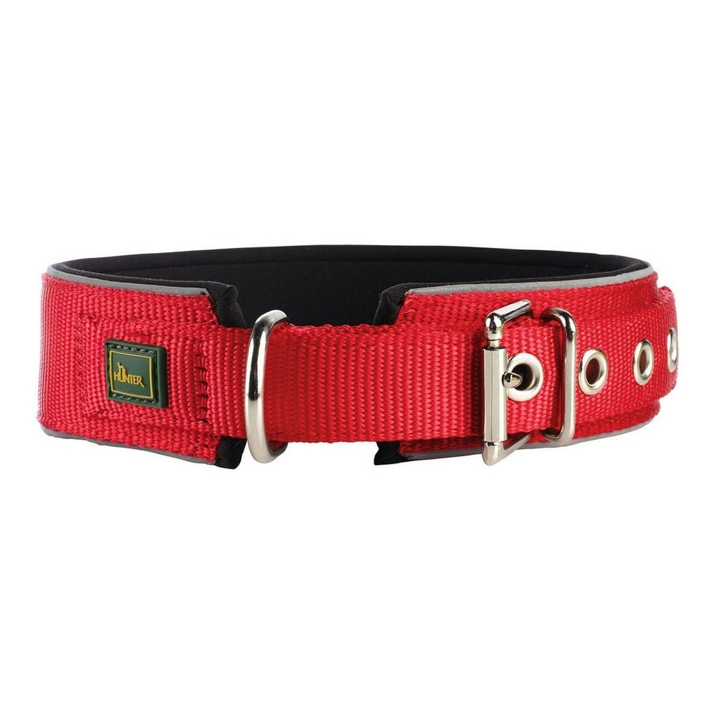 Dog collar Hunter Neoprene Reflect Red 39-46 cm-0
