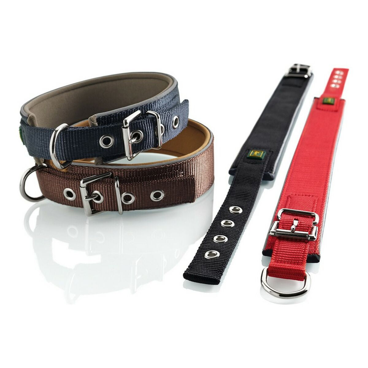 Dog collar Hunter Neoprene Reflect Red 39-46 cm-2