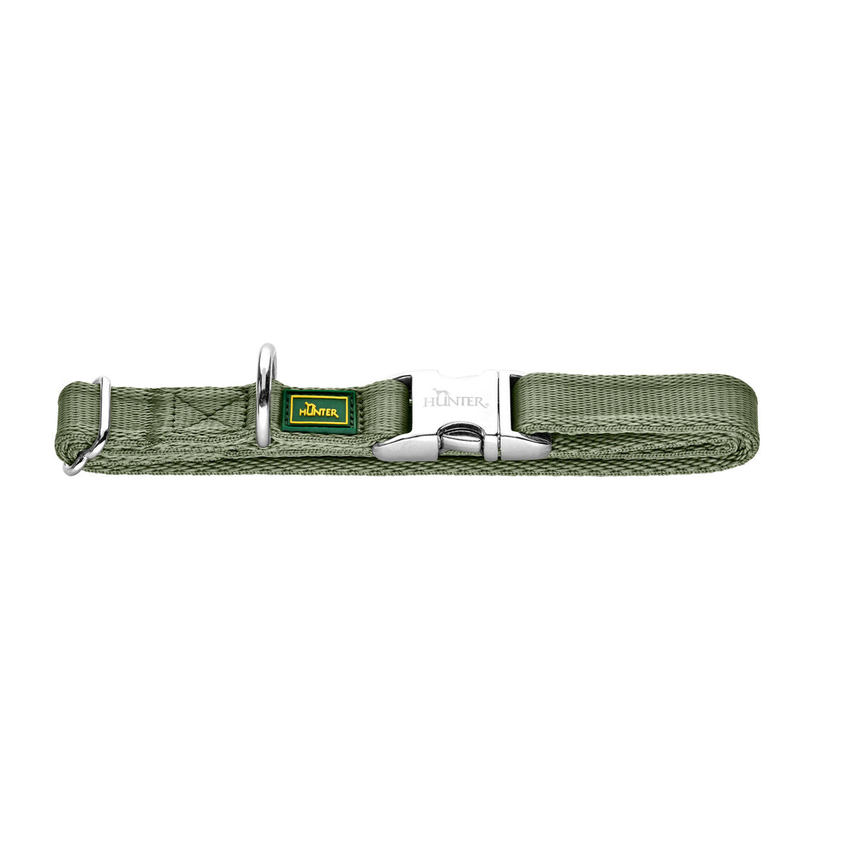Dog collar Hunter Inari Green M 30-45 cm-0
