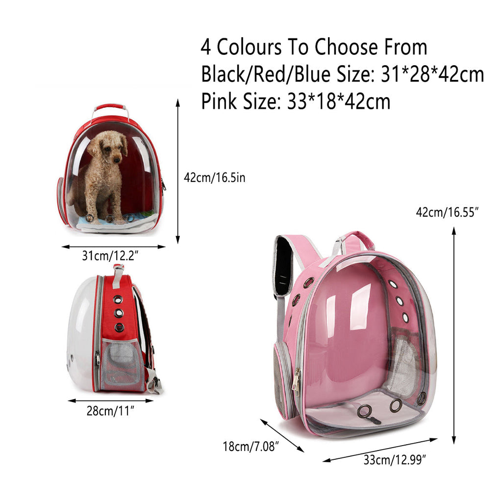 Pet Outdoor Carrier Backpack Cat Dog Puppy Travel Space Capsule Shoulder Bag-2