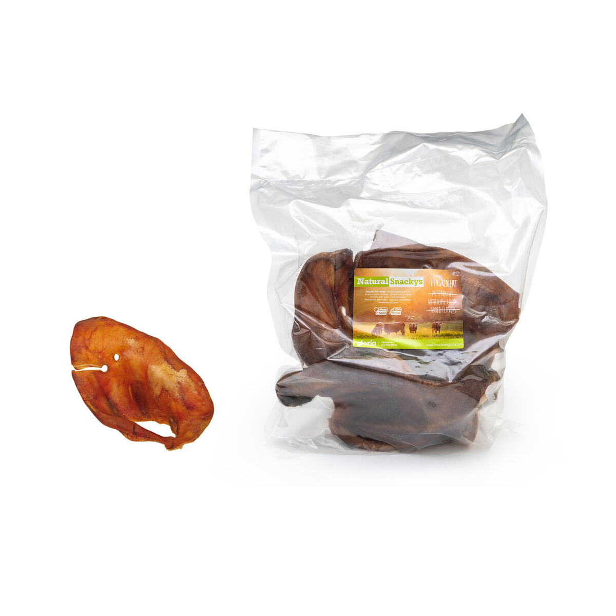 Dog Snack Snackys Pig Ear 10 Units-0