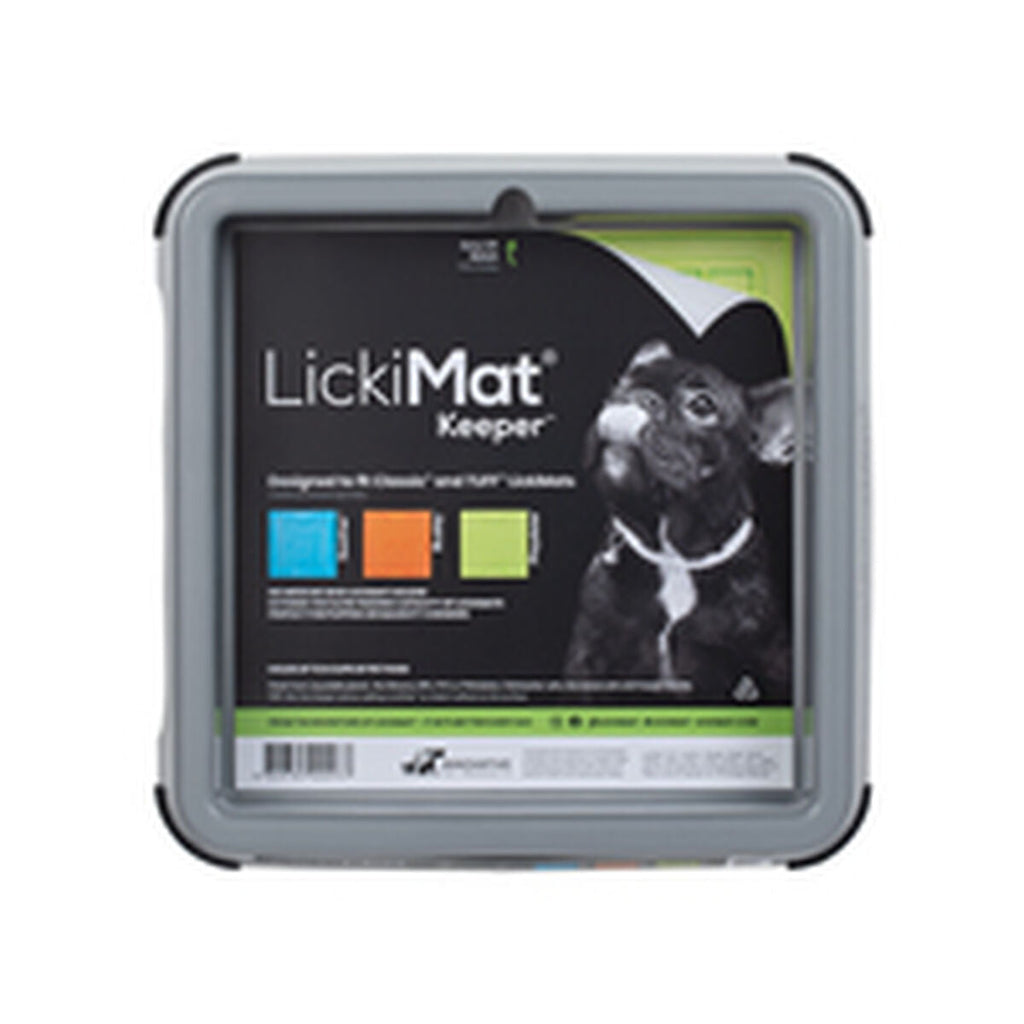 Dog Feeder Lickimat Indoor Keeper Grey polypropylene-1