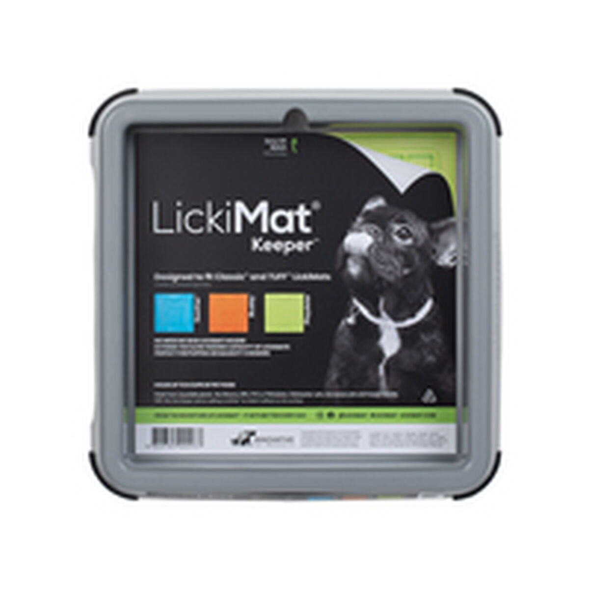 Dog Feeder Lickimat Indoor Keeper Grey polypropylene-1