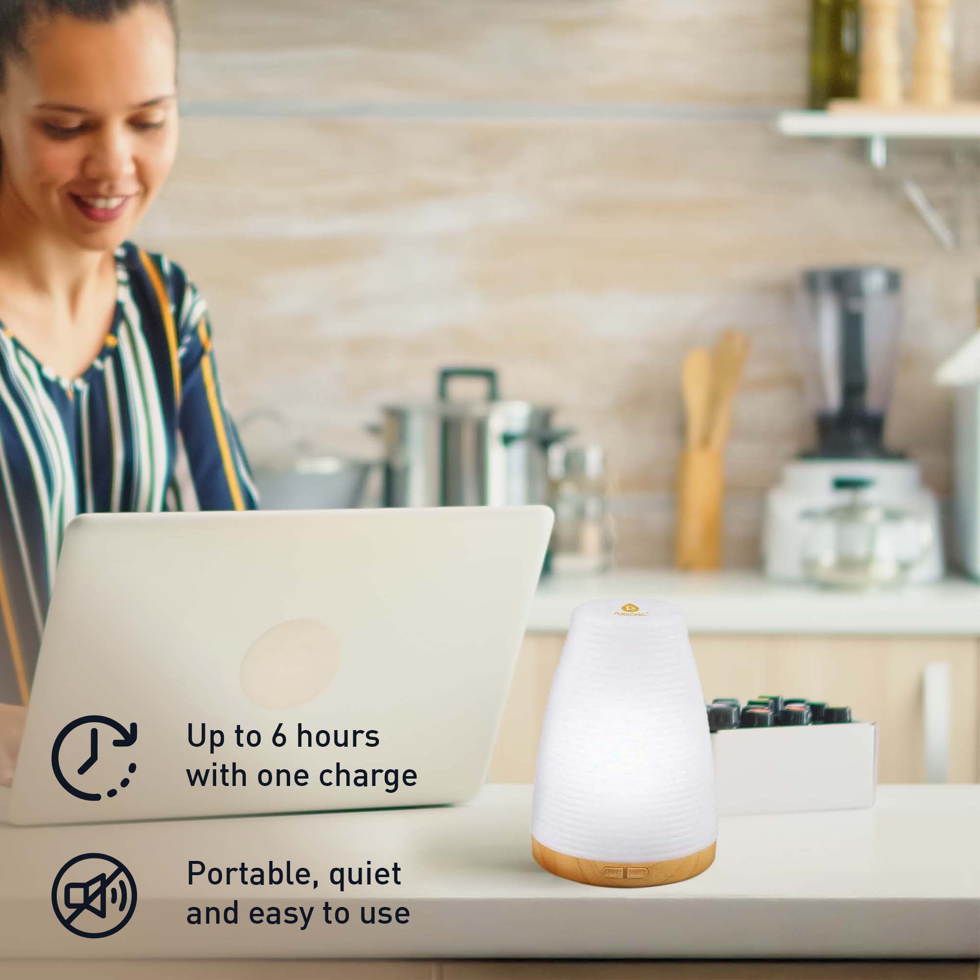 Pursonic Pet & Chill Essentials: Pet-Friendly Oils, USB Diffuser & Car Vacuum-1