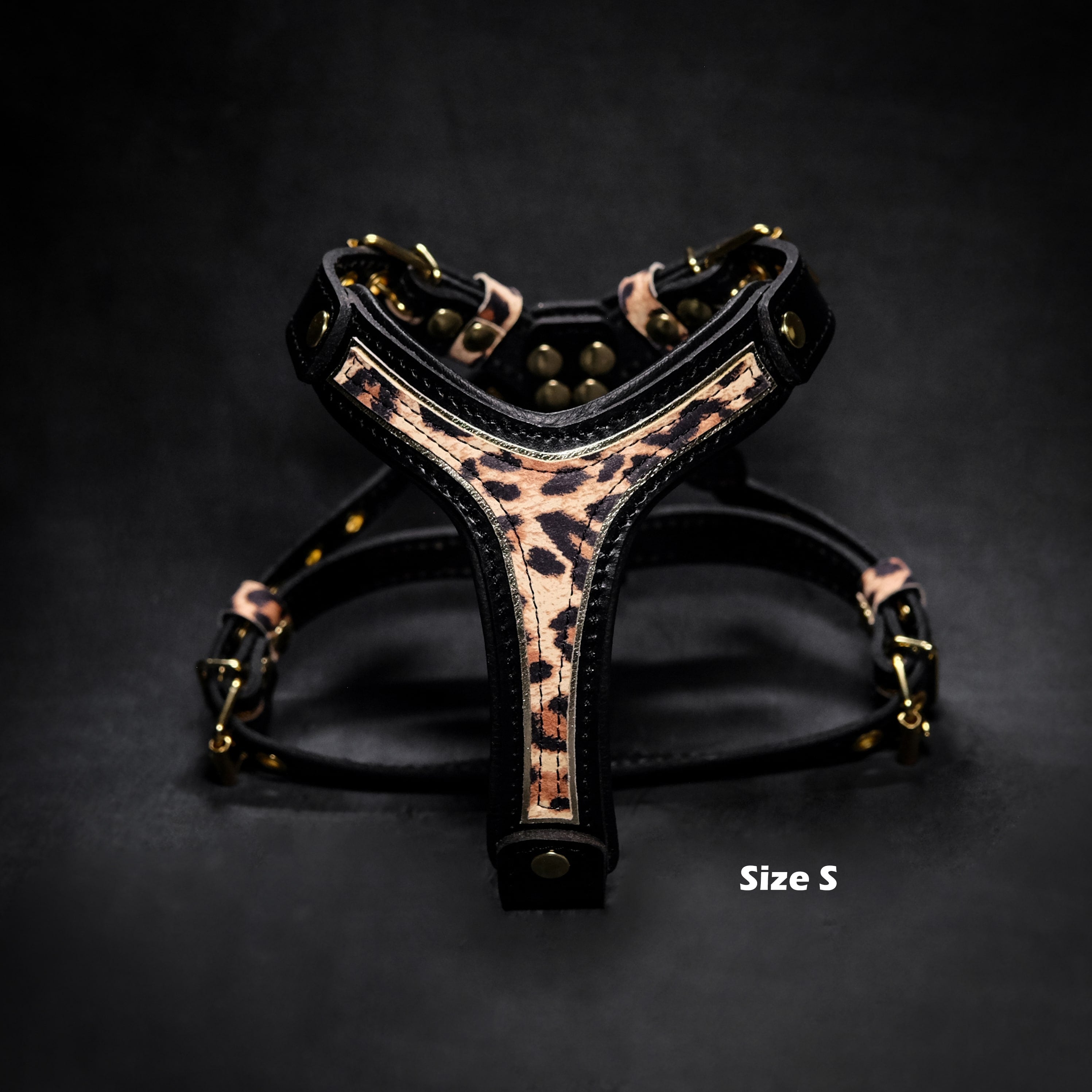 The Leopard Harness Small to Medium Size-1