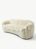 Genuine Ivory Sheepskin Couch Cover for Dogs — Natural Sofa Protector (Plastic-Free)-0