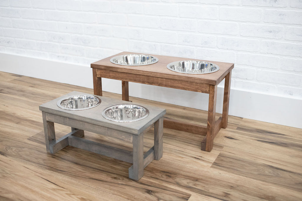 Elevated Dog Bowl Stand, Raised Pet Feeder-4