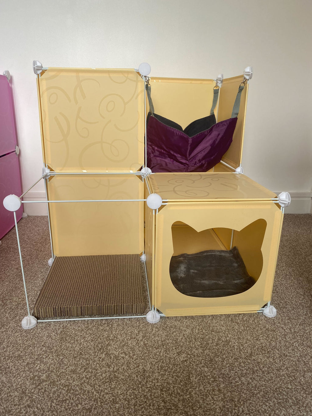 Kitty Cubby Cat Cube Play Tower MIDI Weatherproof Cover Pet and Pond Supply-2