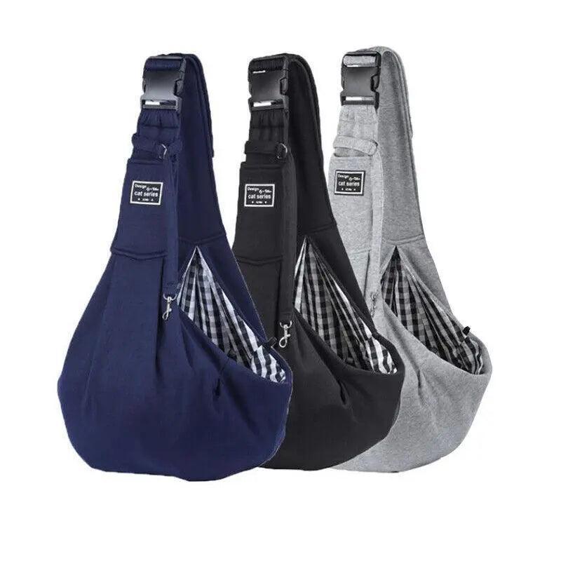 Portable Pet Sling Carrier Shoulder Bag for Small Dogs and Cats Travel Outdoor-1
