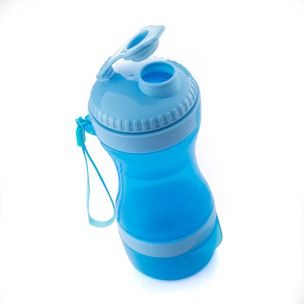 2-in-1 bottle with water and food containers for pets Pettap InnovaGoods-3