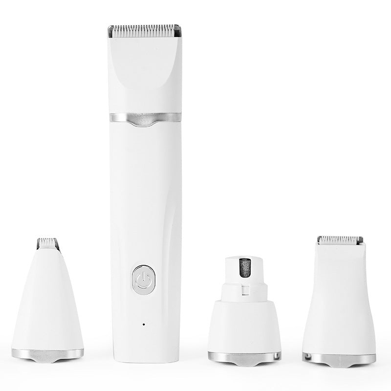 NNEDSZ White T70 4-in-1 Pet Grooming Kit – Full Body, Detail, Paw Hair Trimmer & Nail Grinder-0