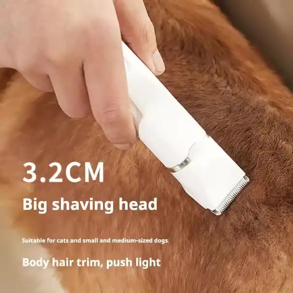 NNEDSZ White T70 4-in-1 Pet Grooming Kit – Full Body, Detail, Paw Hair Trimmer & Nail Grinder-2