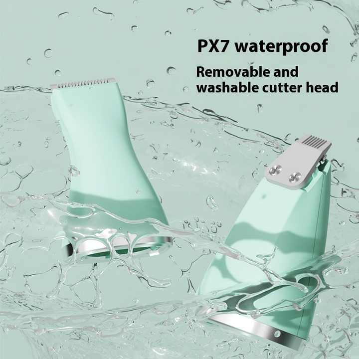 NNEDSZ White 4-in-1 Pet Grooming Electric Clippers - Professional Rechargeable Trimmer for Dogs & Cats, Paw, Fur, Nail, and Ear Care | Compact Design,-3