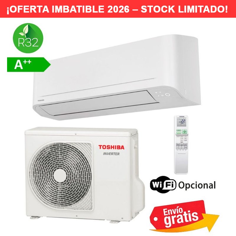 Aire Acondicionado 1x1 Toshiba Seiya + 18