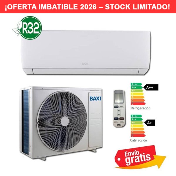 Aire Acondicionado Baxi Anori Mono 2 JSG35 R32