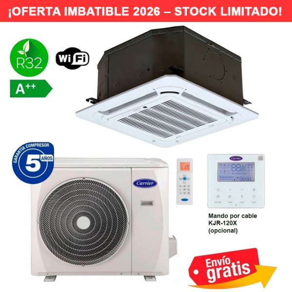 Aire acondicionado Cassette Carrier QTD036D8S