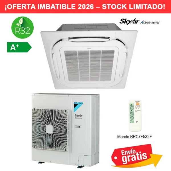 Aire Acondicionado Cassette Daikin ACAS100B R32