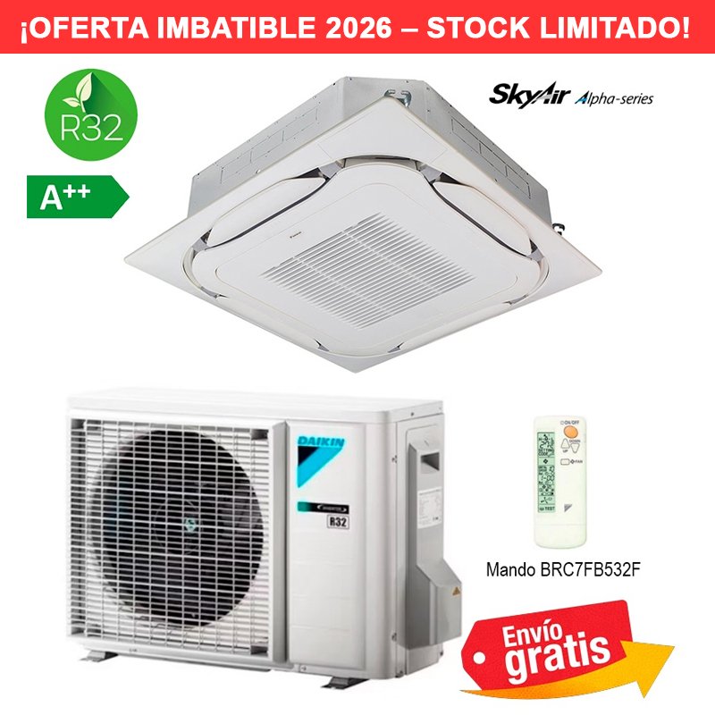 Aire Acondicionado Cassette Daikin ZCAG60B R32