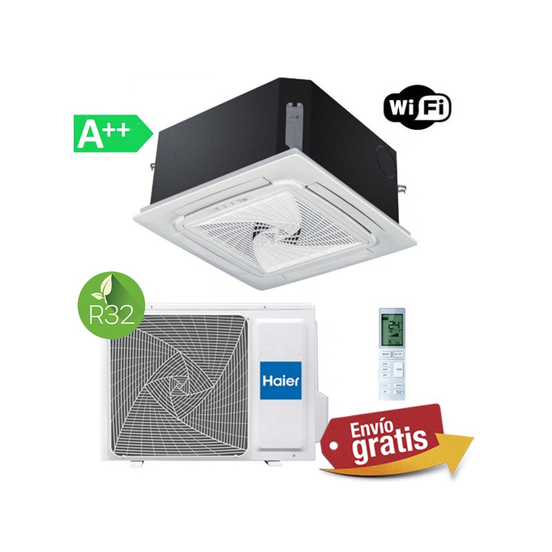 Aire Acondicionado Cassette Haier AB50S2SC2FA(H) + 1U50S2SJ2FA