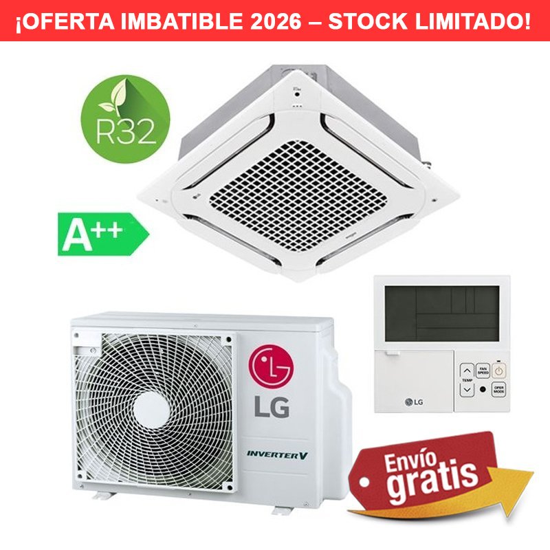 Aire Acondicionado Cassette LG Confort UT30FNB0 + UUB1U20