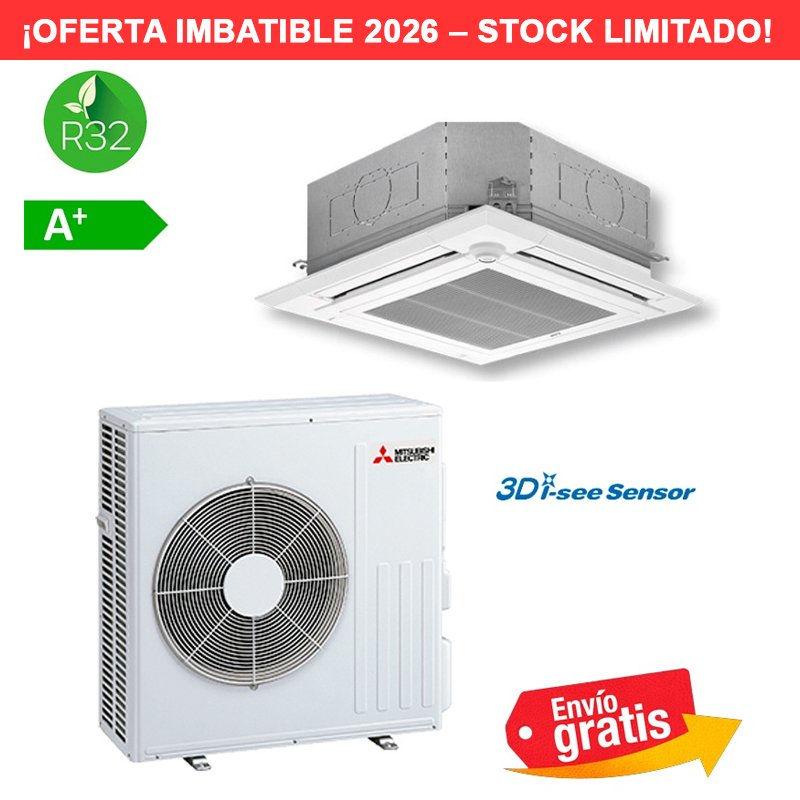 Aire Acondicionado Cassette Mitsubishi MGPLZ-100YEA | Serie Pro