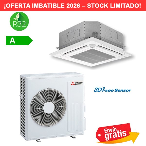 Aire Acondicionado Cassette Mitsubishi MGPLZ-125YEA | Serie Pro