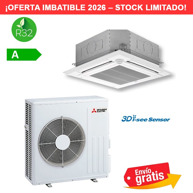 Aire Acondicionado Cassette Mitsubishi MGPLZ-140VEA | Serie Pro