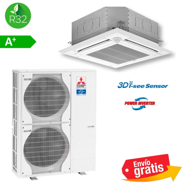 Aire Acondicionado Cassette Mitsubishi MPLZ-125VEA2 | Serie Power Inverter