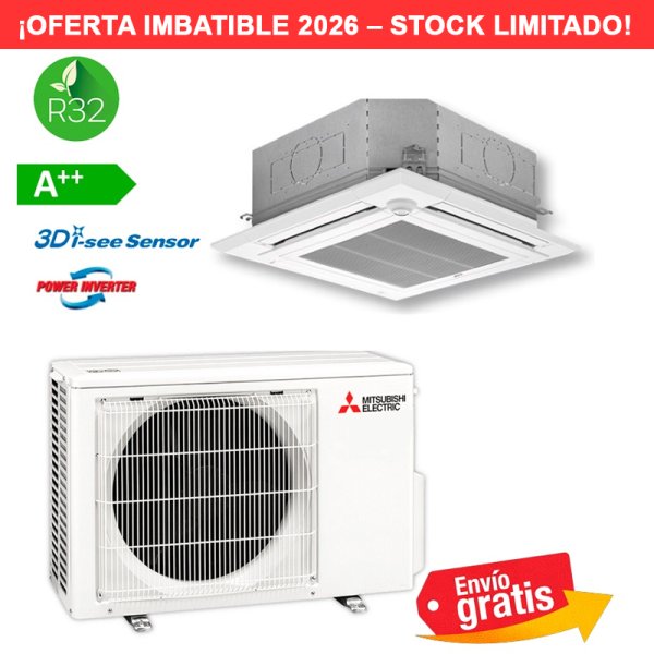 Aire Acondicionado Cassette Mitsubishi MPLZ-50VEA2 | Serie Power Inverter