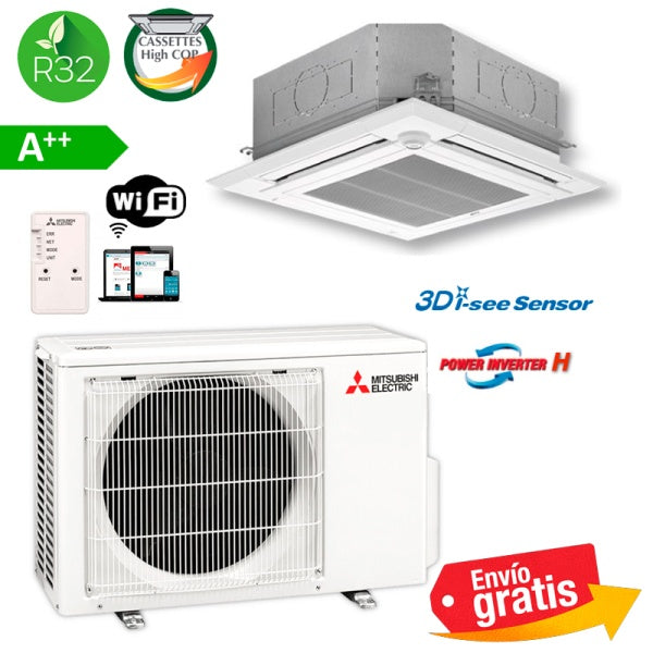 Aire Acondicionado Cassette Mitsubishi MPLZ-50VEA2(H) | Serie Power Inverter