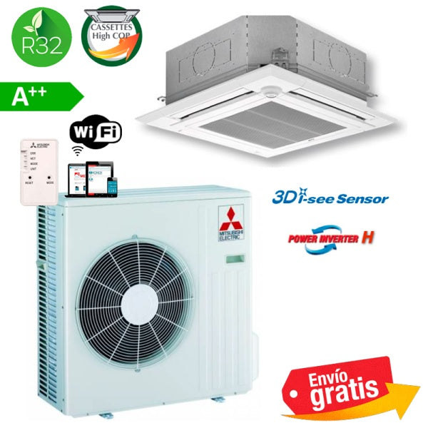 Aire Acondicionado Cassette Mitsubishi MPLZ-60VEA2(H) | Serie Power Inverter