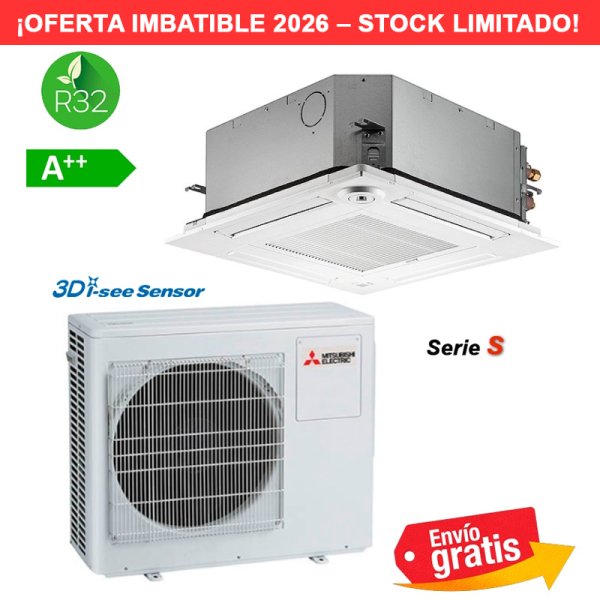 Aire Acondicionado Cassette Mitsubishi MSLZ-50VA2 | Serie S