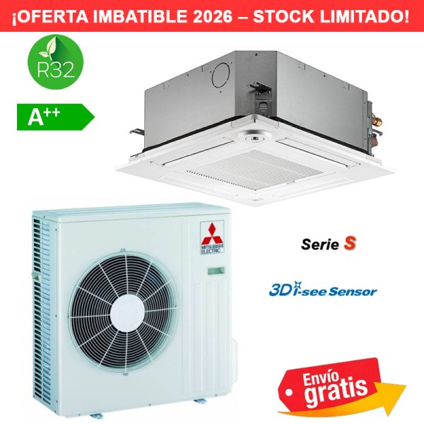Aire Acondicionado Cassette Mitsubishi MSLZ-60VA2 | Serie S