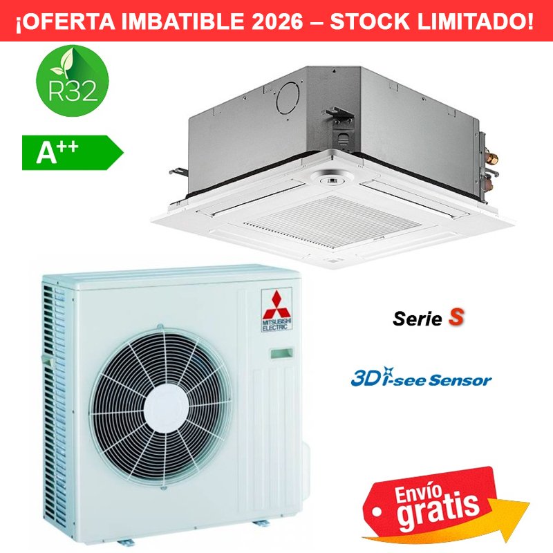 Aire Acondicionado Cassette Mitsubishi MSLZ-60VA2 | Serie S