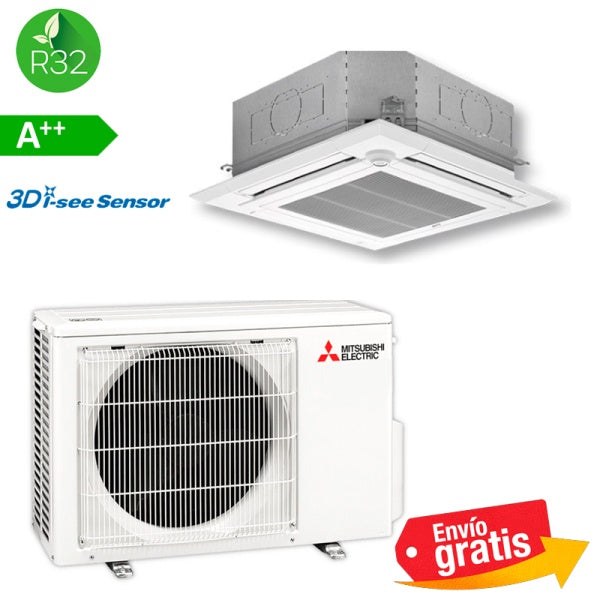 Aire Acondicionado Cassette Mitsubishi MSPLZ-35VEA2 | Serie Standard Inverter