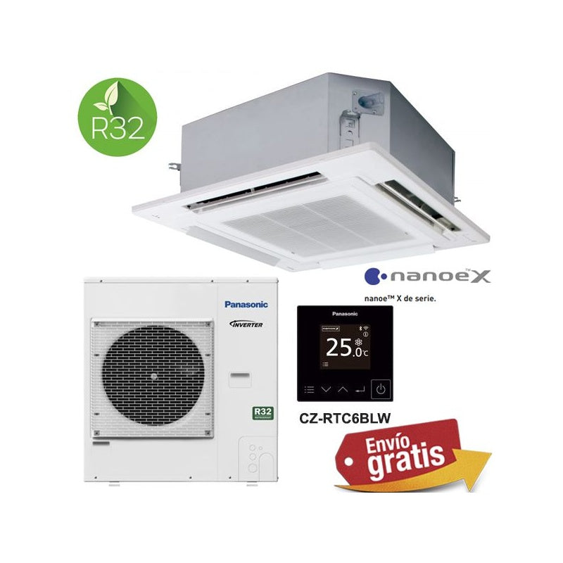 Aire Acondicionado Cassette Panasonic KIT-140PU3Z8-6W Trifásica