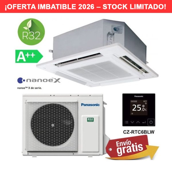 Aire Acondicionado Cassette Panasonic KIT-71PU3Z5-6W | PACi NX Standard