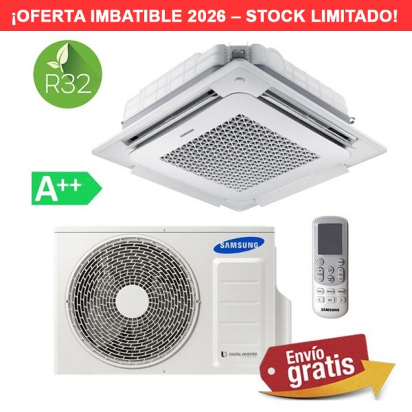Aire Acondicionado Cassette Samsung AC052RNNDKG/EU + AC052RXADKG/EU