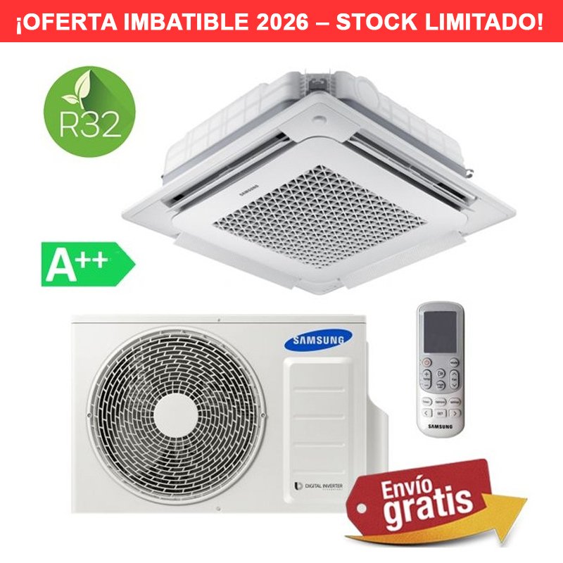 Aire Acondicionado Cassette Samsung AC071RNNDKG/EU + AC071RXADKG/EU