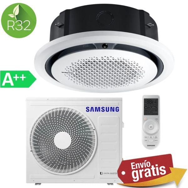 Aire Acondicionado Cassette Samsung AC100RN4PKG/EU + AC100RXADKG/EU