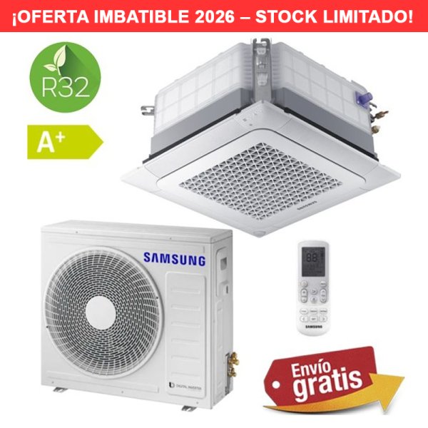 Aire Acondicionado Cassette Samsung AC120RN4DKG/EU + AC120RXADKG/EU