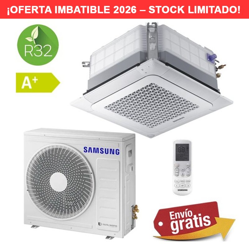 Aire Acondicionado Cassette Samsung AC120RN4DKG/EU + AC120RXADKG/EU