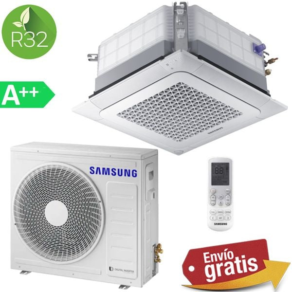 Aire Acondicionado Cassette Samsung AC140RN4DKG/EU + AC140RXADNG/EU Trifásica