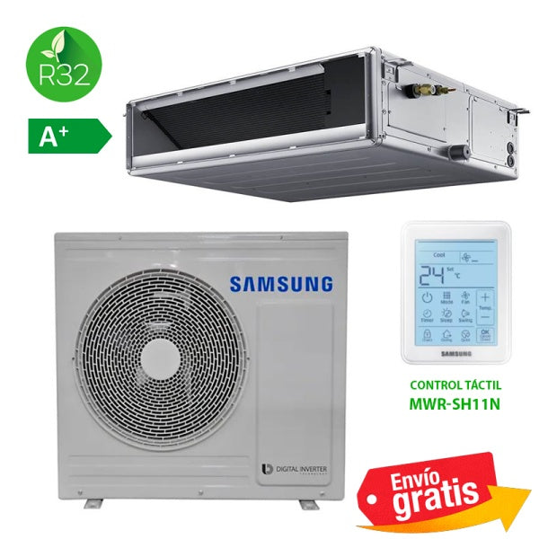 Aire Acondicionado Conducto Deluxe Samsung AC100RNMDKG + AC100RXADKG
