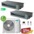 Aire Acondicionado Conductos 2x1 Hisense 5AMW105U4RQC + ADT52UX4RCL8 + ADT52UX4RCL8
