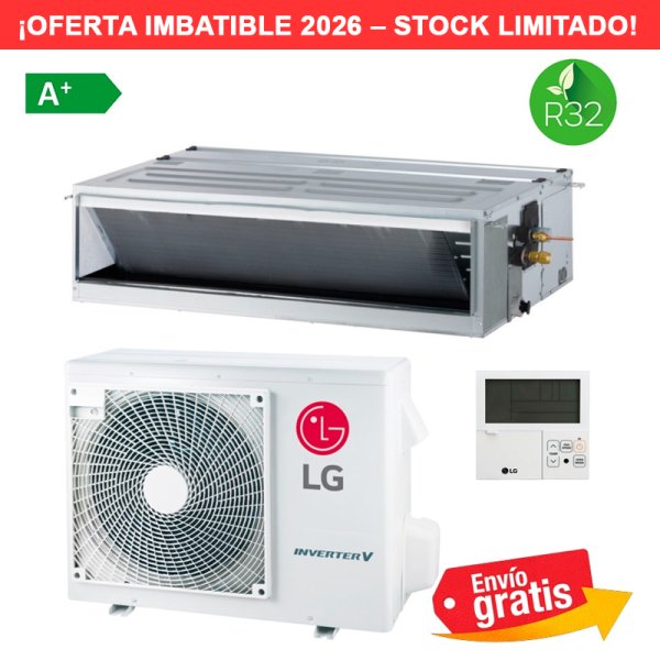 Aire acondicionado conductos LG Confort UM30F.N10 + UUB1U20