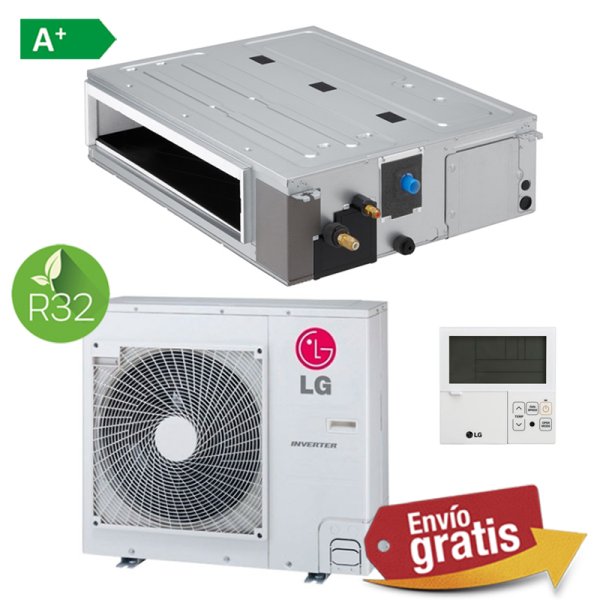 Aire Acondicionado Conductos LG Confort UM36F.N21 + UUC1.U40