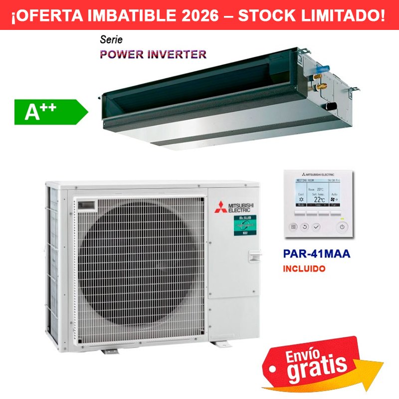 Aire Acondicionado Conductos Mitsubishi MPEZ-100VDA